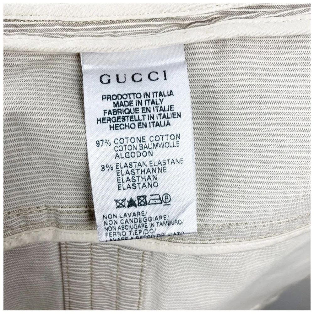 Gucci tan stripe